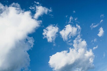 blue sky with clouds