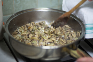 Pizza home in Polish conditions.