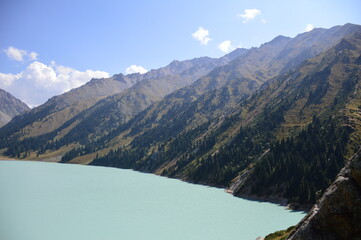 lake in the mountains
