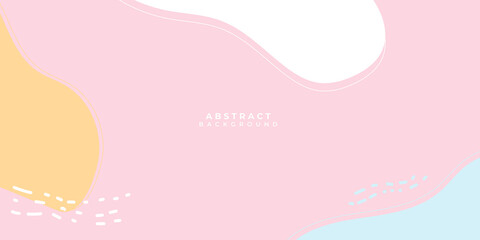 Abstract Hand Drawn Childish Vector Pattern Set. White Waves, Arches and Dots on a Various Pink Backgrounds. Modern Geometric Seamless Pattern. Irregular Freehand Print. 