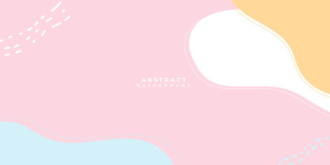 Horizontal pink white blue orange abstract pastel holographic texture design for pattern and background