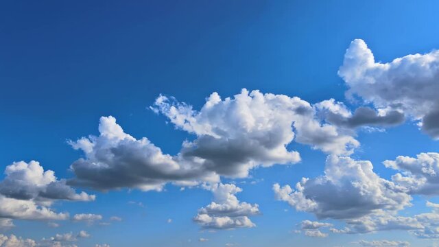 Blue skies sky move Smoothly in the clean weather time lapse blue nice timelapse white clouds cloudscape day