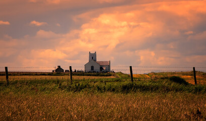 Small Church in Giants Causeway © Ruth P. Peterkin