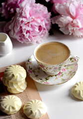 coffee and marshmallows