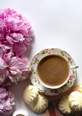 coffee and marshmallows