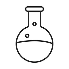 chemistry beaker healthcare medical and hospital pictogram line style icon
