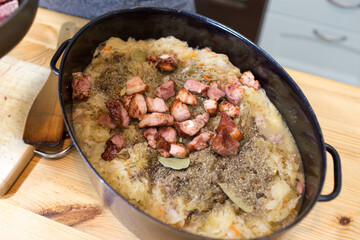 Bigos traditional Polish dish.
