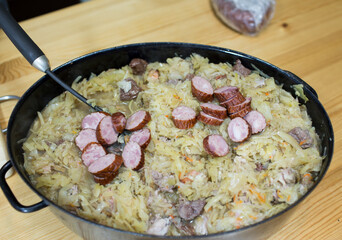 Bigos traditional Polish dish.