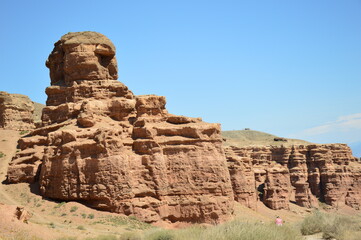 Fototapeta na wymiar Charyn Canyon in Kazakhstan