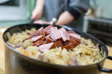 Bigos traditional Polish dish.