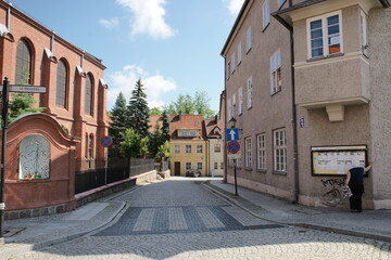 Biskupiec. Stare Miasto. Polska - Mazury - Warmia.
