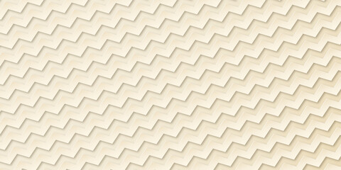 Minimal neutral, cream zig-zig pattern memphis background or banner - abstract
