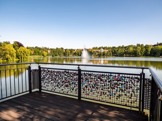 Bad Salzunger Burgsee in Thüringen	 Deutschland