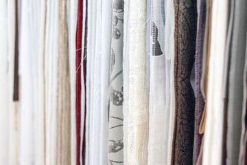 Drapes and curtains.