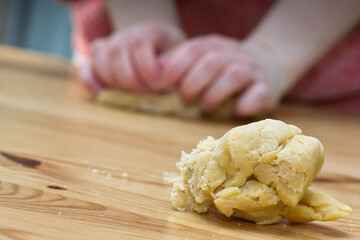 Crunch cakes called faworki.