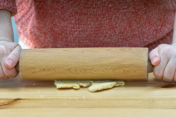 Crunch cakes called faworki.