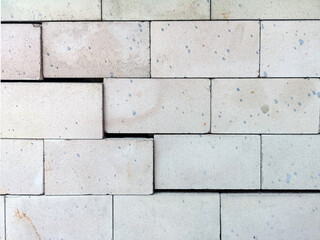 Vintage or grungy white background of natural cement or stone old texture as a retro pattern layout.