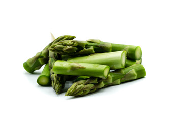 asparagus on white background