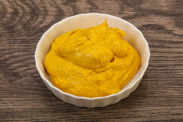 Asian Curry sauce in the bowl