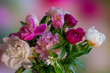 bouquet of pink flowers