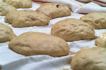 Homemade donuts.
