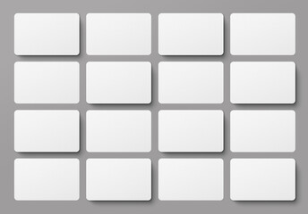 Rounded Business Card Mockup