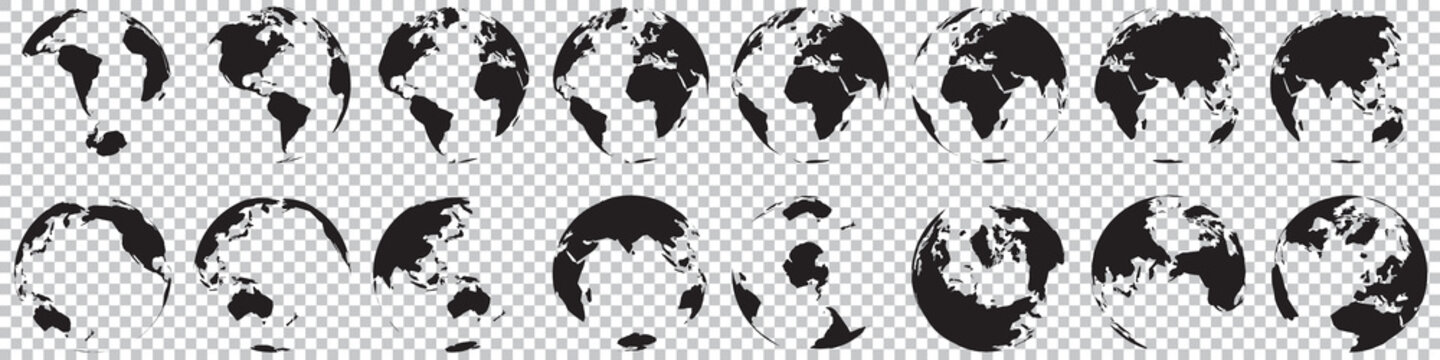 Planète Terre-boule De Cristal Globe, Ornement Gravé Banque D'Images et  Photos Libres De Droits. Image 12466435