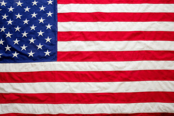 USA flag, US of America sign symbol background, top view