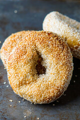 Sesame seed bagels