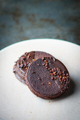 Chocolate dipped cookies