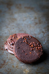 Chocolate dipped cookies