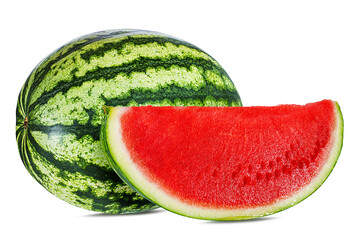 Watermelons isolated on white background