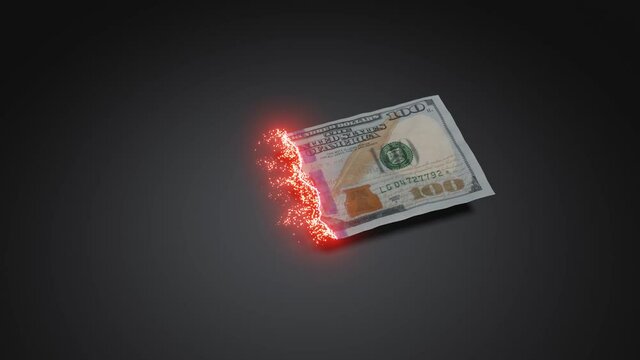 100 Dollar dissolve