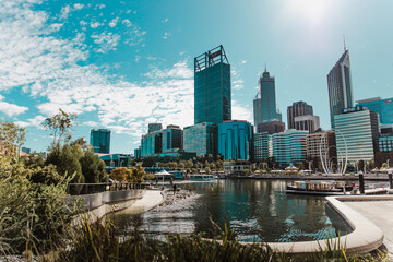 Obraz premium Perth city, Western Australia