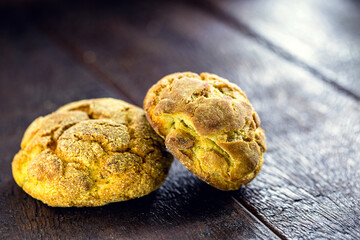 corn bread, called in Brazil Broa or Broinha, corn bread served in June or July parties.