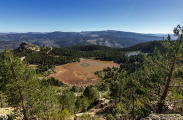 Fototapeta na wymiar Neila lagoons and surrounding area in Burgos (Spain)
