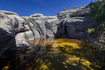 Neila lagoons and surrounding area in Burgos (Spain)