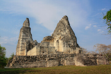 Xpujil archeological site mayan ruins, Campeche México
