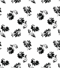 seamless flower pattern, floral print.