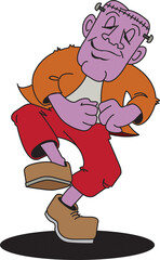 Dancing Frankenstein monster © D.J.McGee