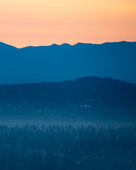 Pacific Northwest sunrise  