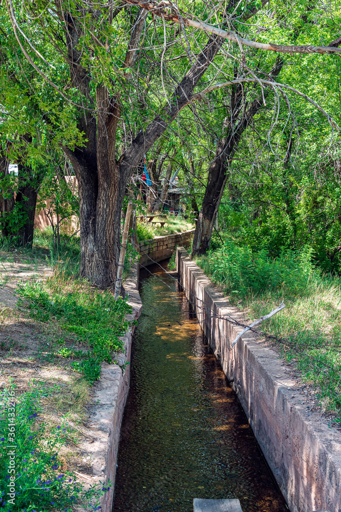 Poster Pecos River Acequia Water Ditch