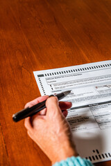 voting by mail-in ballot