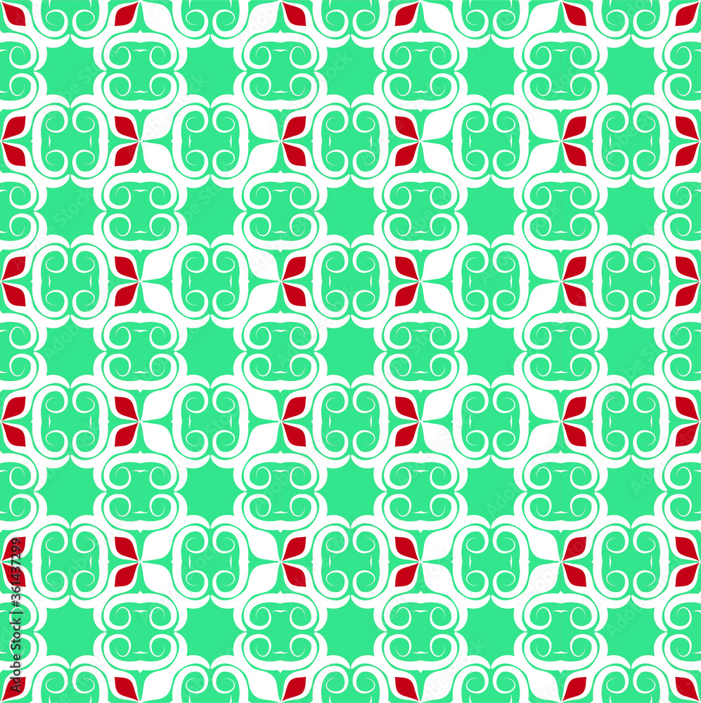 Poster colorful seamless pattern for design and background