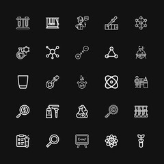 Editable 25 experiment icons for web and mobile