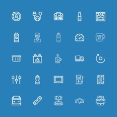 Editable 25 full icons for web and mobile