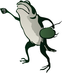 浮世絵　かえる　その9
