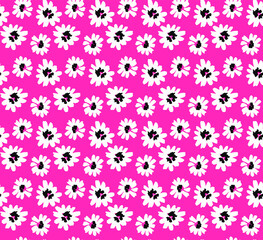 Fototapeta na wymiar seamless flower pattern, floral print.