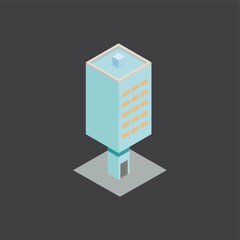 Isometric building