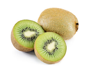 Fototapeta premium kiwi fruit isolated on white background